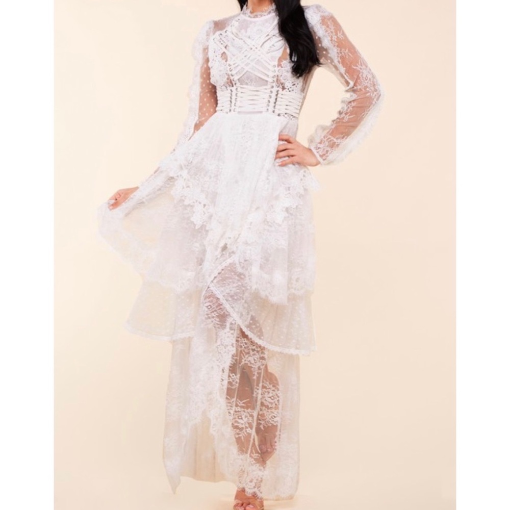 “Married at Coachella” Vintage Wedding dress